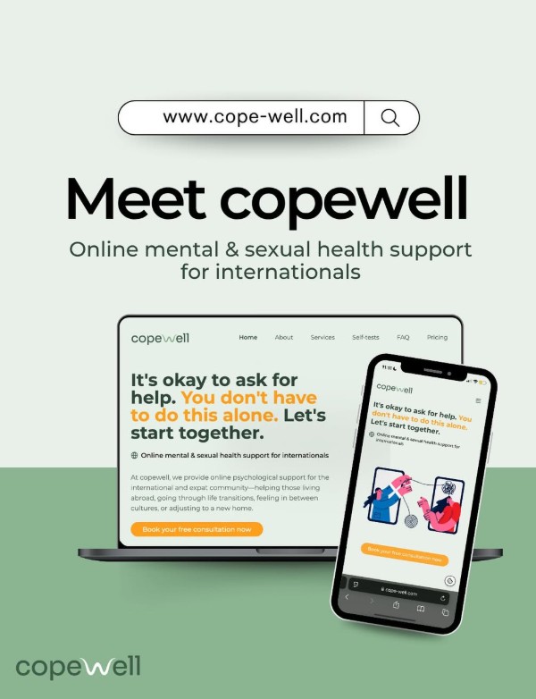 Psychological counselling website (copewell)